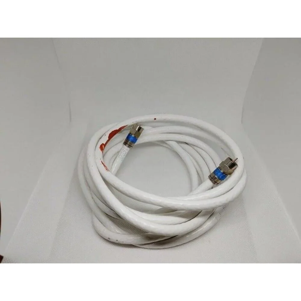 RG6 Coaxial Quad Cable Extension Coax Dual Shielded Wire TV Antenna